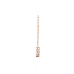 Round Lab Grown Diamond Three Stone Necklace