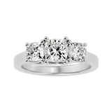 2 5/8 ctw Round Three Stone Lab Grown Diamond Ring
