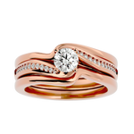 3/4 ctw Round Lab Grown Diamond Bridal Ring