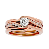 3/4 ctw Round Lab Grown Diamond Bridal Ring