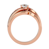 3/4 ctw Round Lab Grown Diamond Bridal Ring