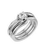 3/4 ctw Round Lab Grown Diamond Bridal Ring