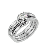 3/4 ctw Round Lab Grown Diamond Bridal Ring
