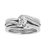 3/4 ctw Round Lab Grown Diamond Bridal Ring