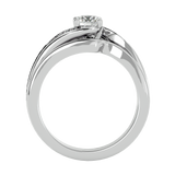 3/4 ctw Round Lab Grown Diamond Bridal Ring