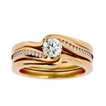 3/4 ctw Round Lab Grown Diamond Bridal Ring