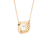 Round Lab Grown Diamond Solitaire Pendant