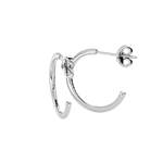 Round Lab Grown Diamond Hoop Earrings