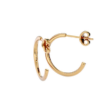 Round Lab Grown Diamond Hoop Earrings