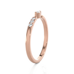 1/8 ctw Round Lab Grown Diamond Ring