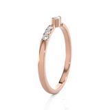 1/8 ctw Round Lab Grown Diamond Ring