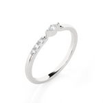 1/8 ctw Round Lab Grown Diamond Ring