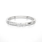 1/8 ctw Round Lab Grown Diamond Ring