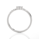 1/8 ctw Round Lab Grown Diamond Ring