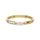 1/8 ctw Round Lab Grown Diamond Ring