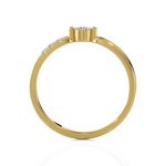 1/8 ctw Round Lab Grown Diamond Ring