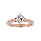 1 1/3 ctw Round Lab Grown Diamond Solitaire Engagement Ring