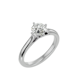 1 1/3 ctw Round Lab Grown Diamond Solitaire Engagement Ring