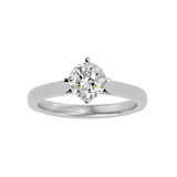 1 1/3 ctw Round Lab Grown Diamond Solitaire Engagement Ring