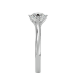 1 1/3 ctw Round Lab Grown Diamond Solitaire Engagement Ring