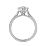 1 1/3 ctw Round Lab Grown Diamond Solitaire Engagement Ring