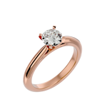 1/2 ctw Round Lab Grown Diamond Solitaire Engagement Ring