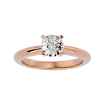 1/2 ctw Round Lab Grown Diamond Solitaire Engagement Ring