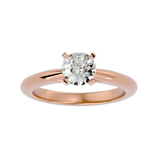 1/2 ctw Round Lab Grown Diamond Solitaire Engagement Ring