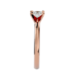 1/2 ctw Round Lab Grown Diamond Solitaire Engagement Ring