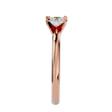 1/2 ctw Round Lab Grown Diamond Solitaire Engagement Ring