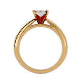 1/2 ctw Round Lab Grown Diamond Solitaire Engagement Ring