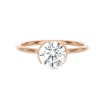 7/8 ctw Round Lab Grown Diamond Solitaire Engagement Ring