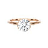 7/8 ctw Round Lab Grown Diamond Solitaire Engagement Ring