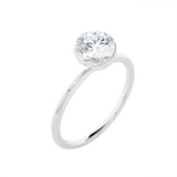 7/8 ctw Round Lab Grown Diamond Solitaire Engagement Ring