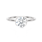 7/8 ctw Round Lab Grown Diamond Solitaire Engagement Ring