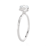 7/8 ctw Round Lab Grown Diamond Solitaire Engagement Ring