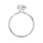 7/8 ctw Round Lab Grown Diamond Solitaire Engagement Ring