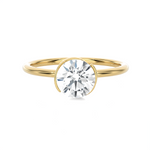 7/8 ctw Round Lab Grown Diamond Solitaire Engagement Ring