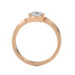 3/4 ctw Pear-Shaped Lab Grown Diamond Solitaire Engagement Ring