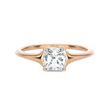 2 1/2 ctw Princess-Cut Lab Grown Diamond Solitaire Engagement Ring