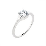 2 1/2 ctw Princess-Cut Lab Grown Diamond Solitaire Engagement Ring