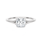 2 1/2 ctw Princess-Cut Lab Grown Diamond Solitaire Engagement Ring