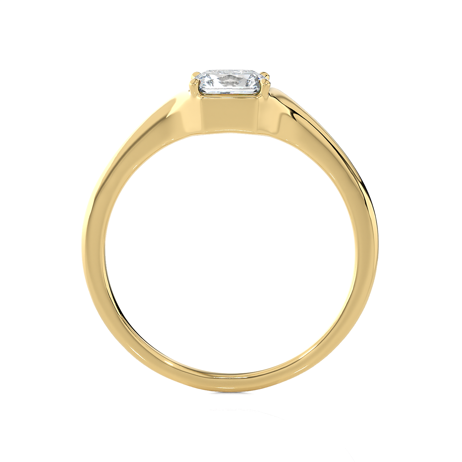 2 1/2 ctw Princess-Cut Lab Grown Diamond Solitaire Engagement Ring