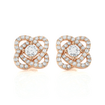 Round Lab Grown Diamond Stud Earrings