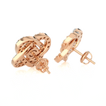 Round Lab Grown Diamond Stud Earrings