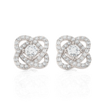 Round Lab Grown Diamond Stud Earrings