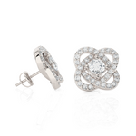 Round Lab Grown Diamond Stud Earrings