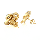 Round Lab Grown Diamond Stud Earrings