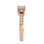 1 1/3 ctw Princess-Cut Three Stone Lab Grown Diamond Ring
