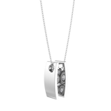 Round Lab Grown Diamond Three Stone Pendant
